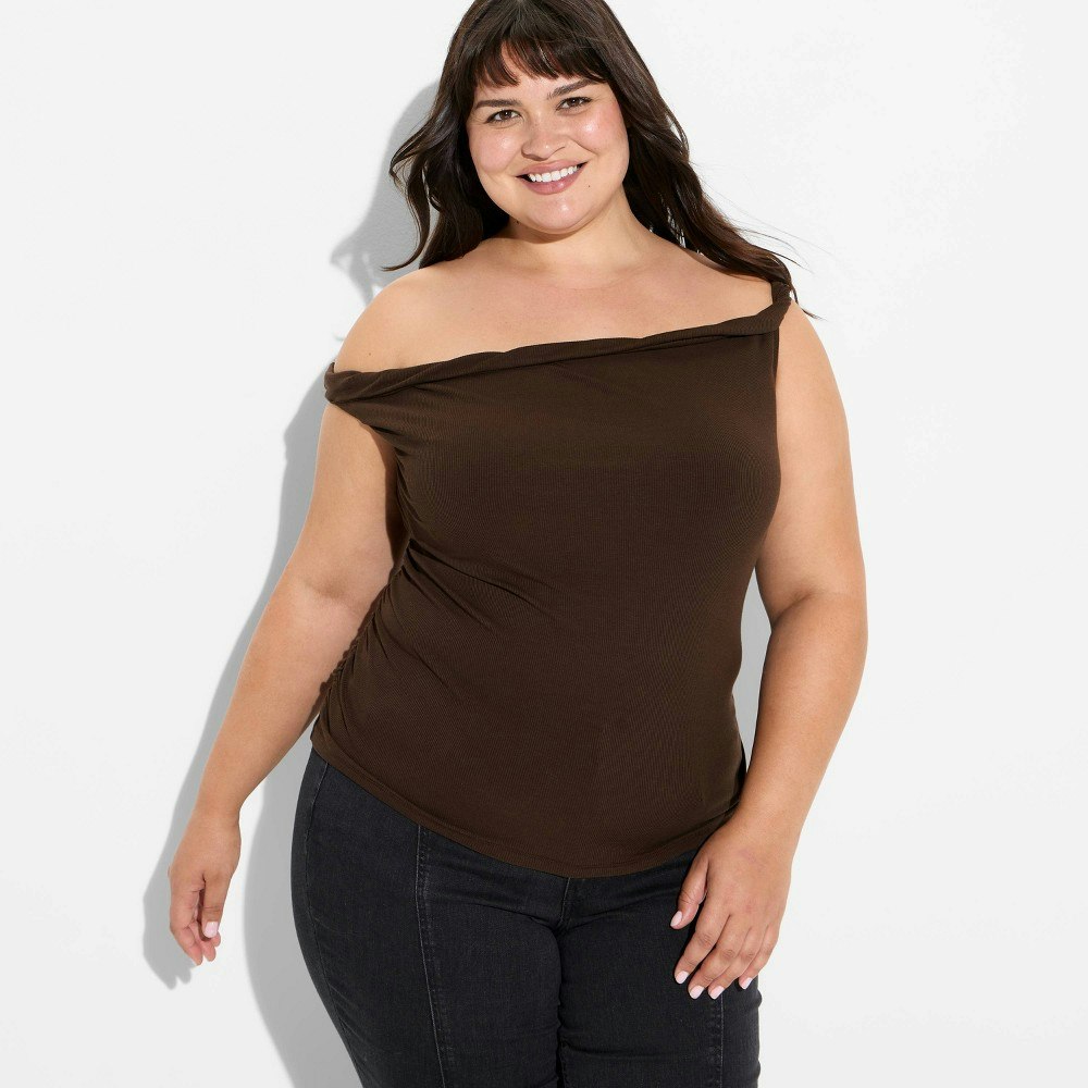 Wild Fable Women's Ribbed Twist Tank Top 4X: $15