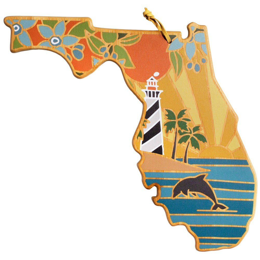 Totally Bamboo 13.5" x 12.25" Florida Cutting Board: $39.99 Totally Bamboo 13.5" x 12.25" Florida Cutting Board: $39.99