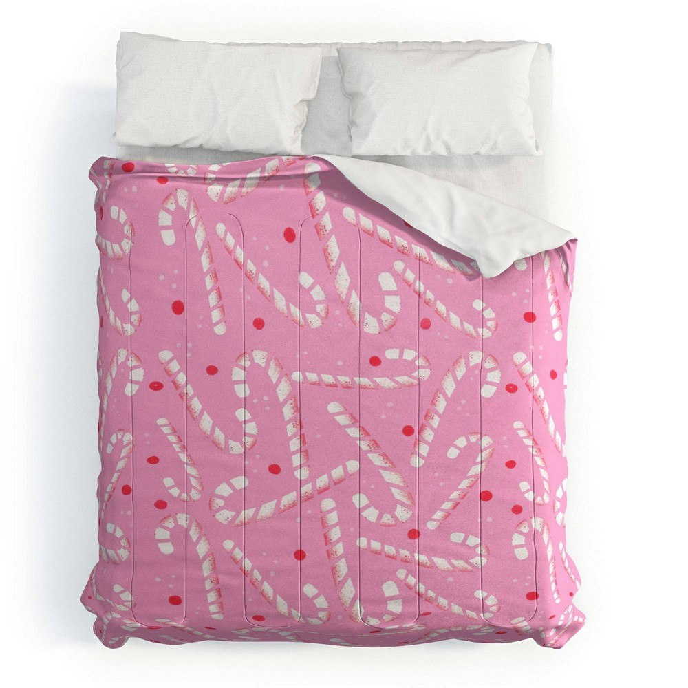 Deny Designs RosebudStudio Pink Candycanes Comforter and Pillow Sham Set: $259.99 Deny Designs RosebudStudio Pink Candycanes Comforter and Pillow Sham Set: $259.99