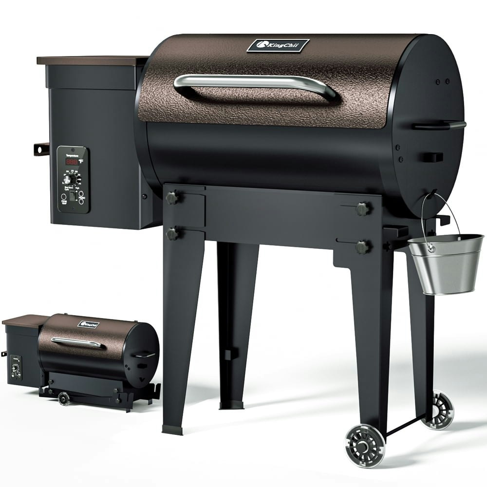 KingChii 456 sq. in. Wood Pellet Smoker and Grill: $249.59 KingChii 456 sq. in. Wood Pellet Smoker and Grill: $249.59