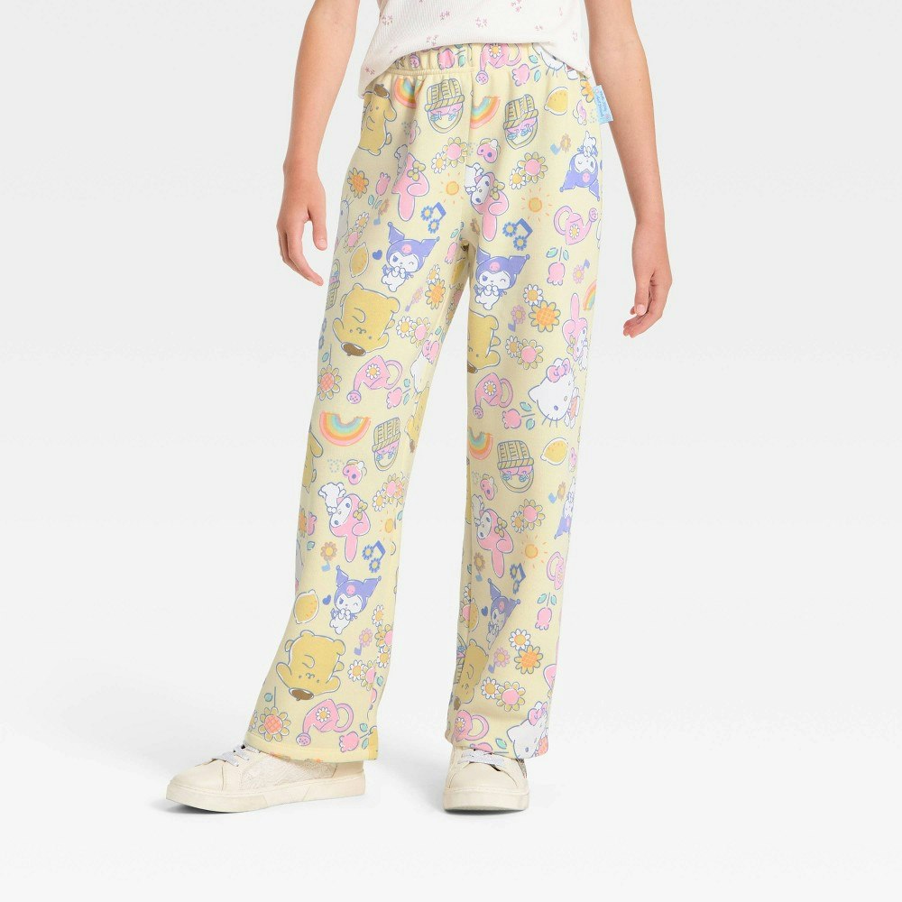 Girls' Hello Kitty and Friends Fleece Wide Leg Sweatpants: $18 Girls' Hello Kitty and Friends Fleece Wide Leg Sweatpants: $18