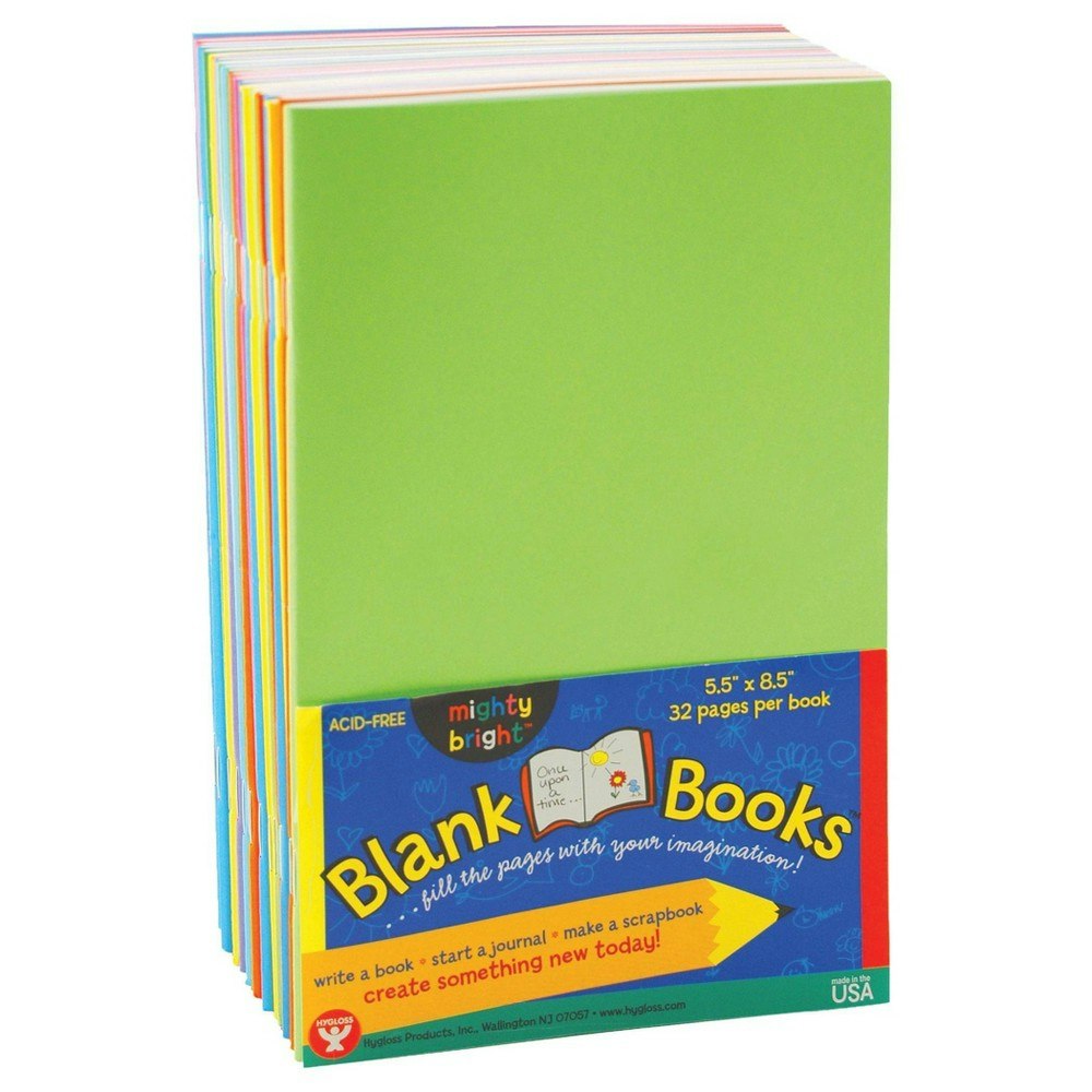 Hygloss 5.5" x 8.5" Blank Paperback Books 20-Pack: $23.99 Hygloss 5.5" x 8.5" Blank Paperback Books 20-Pack: $23.99