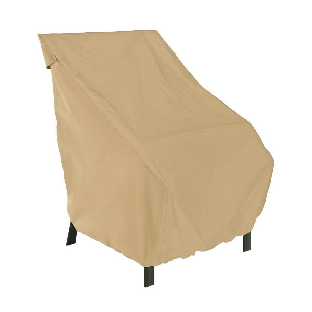Classic Accessories Terrazzo Water-Resistant High Back Patio Chair Cover: $31.99 Classic Accessories Terrazzo Water-Resistant High Back Patio Chair Cover: $31.99