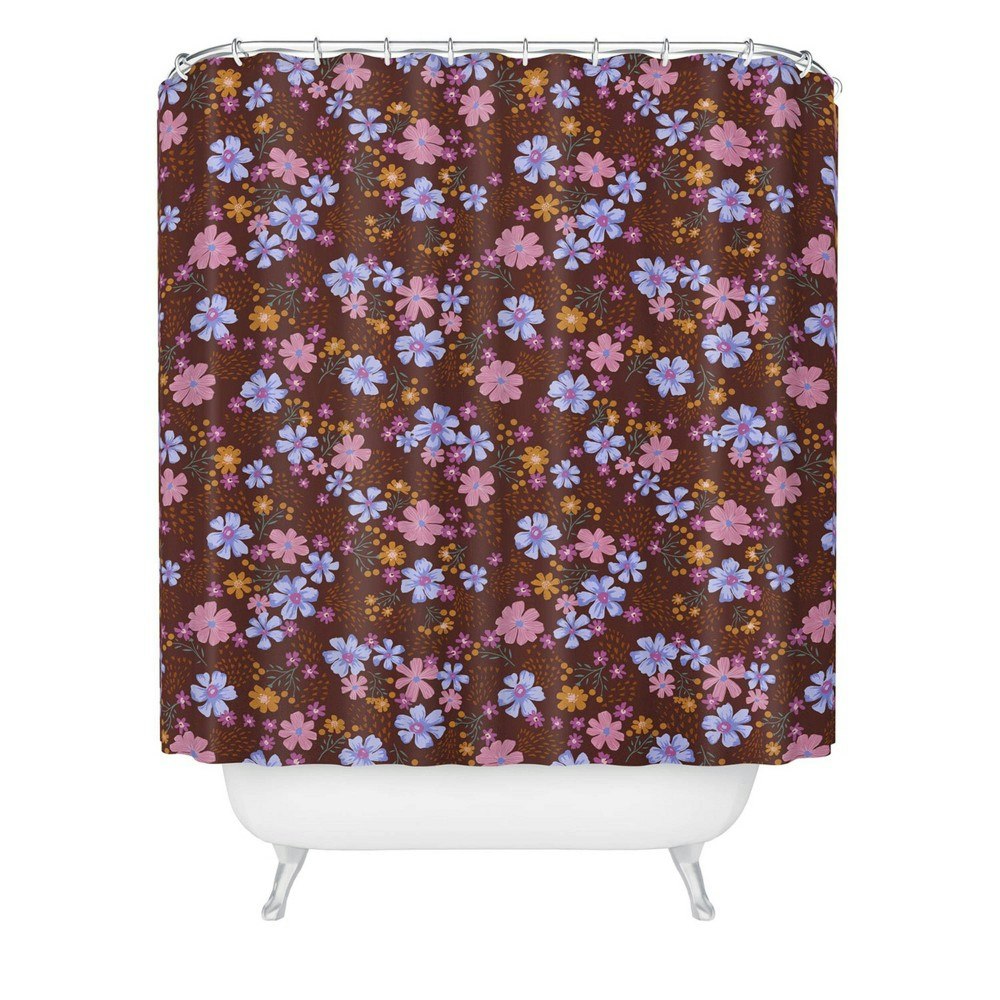 Deny Designs Schatzi Brown Macy Floral Autumn Shower Curtain: $69.99