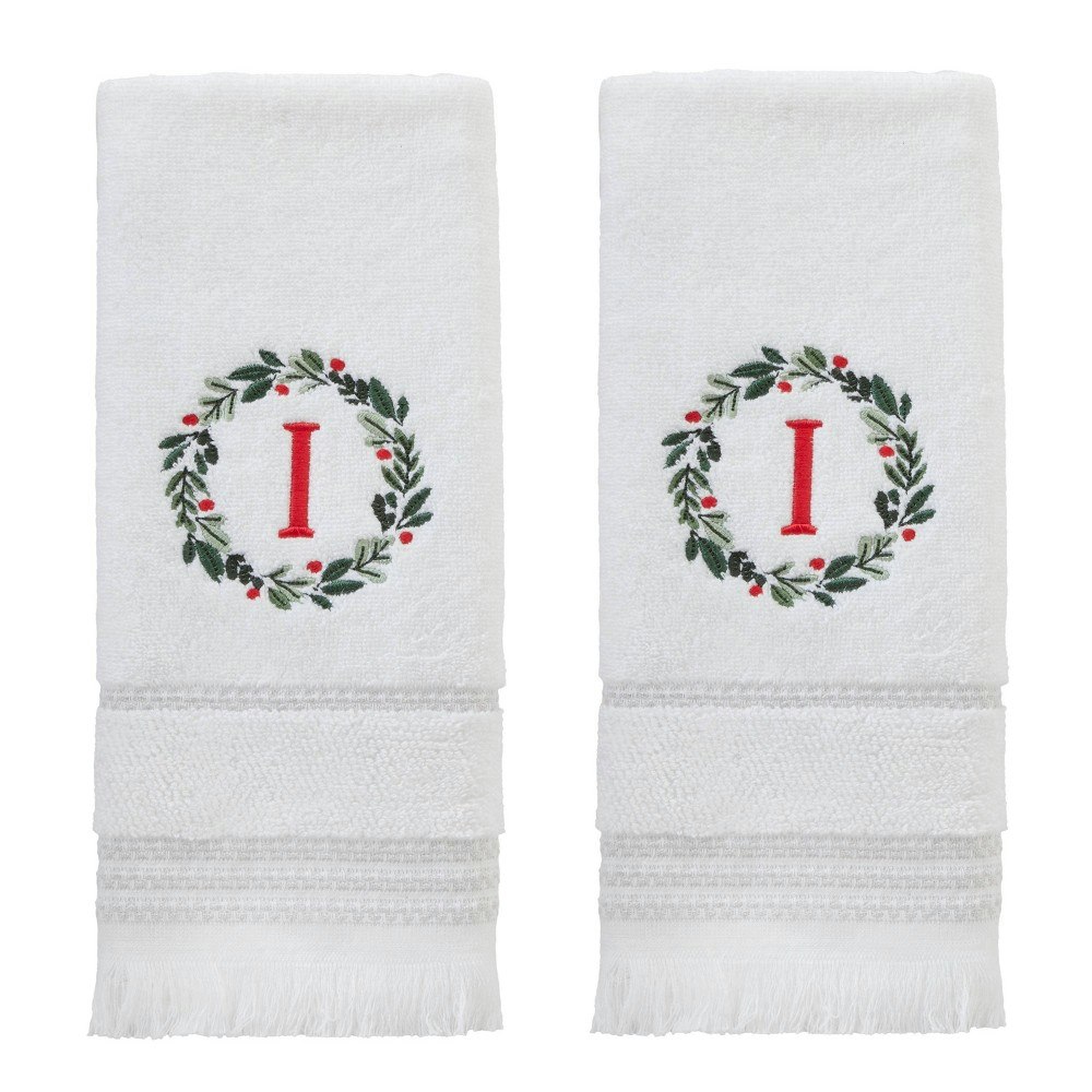 SKL Home Wreath Monogram Hand Towel 2-Pack: $15.89