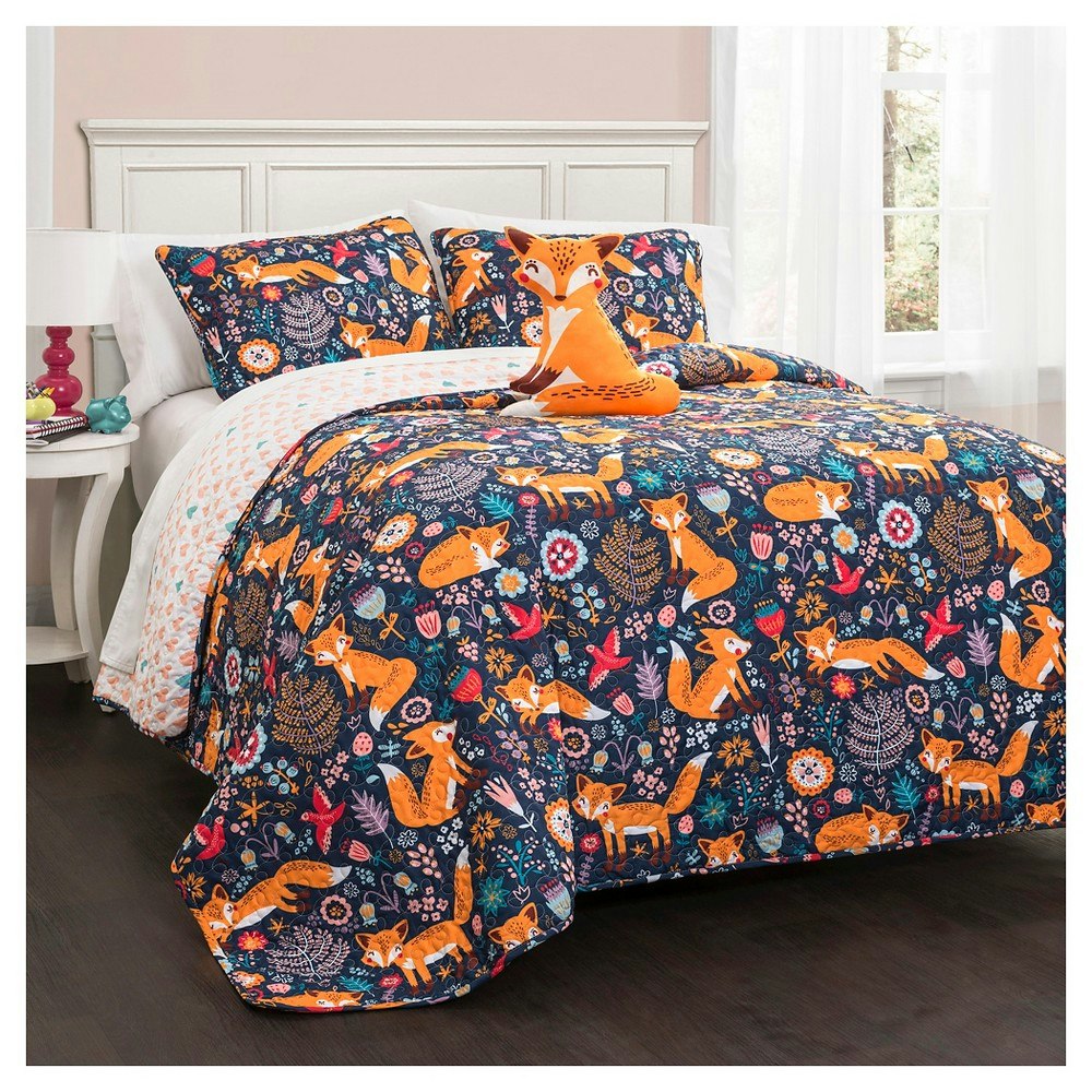 Lush Decor 3-Piece Twin Pixie Fox Reversible Quilt Set: $46.99 Lush Decor 3-Piece Twin Pixie Fox Reversible Quilt Set: $46.99