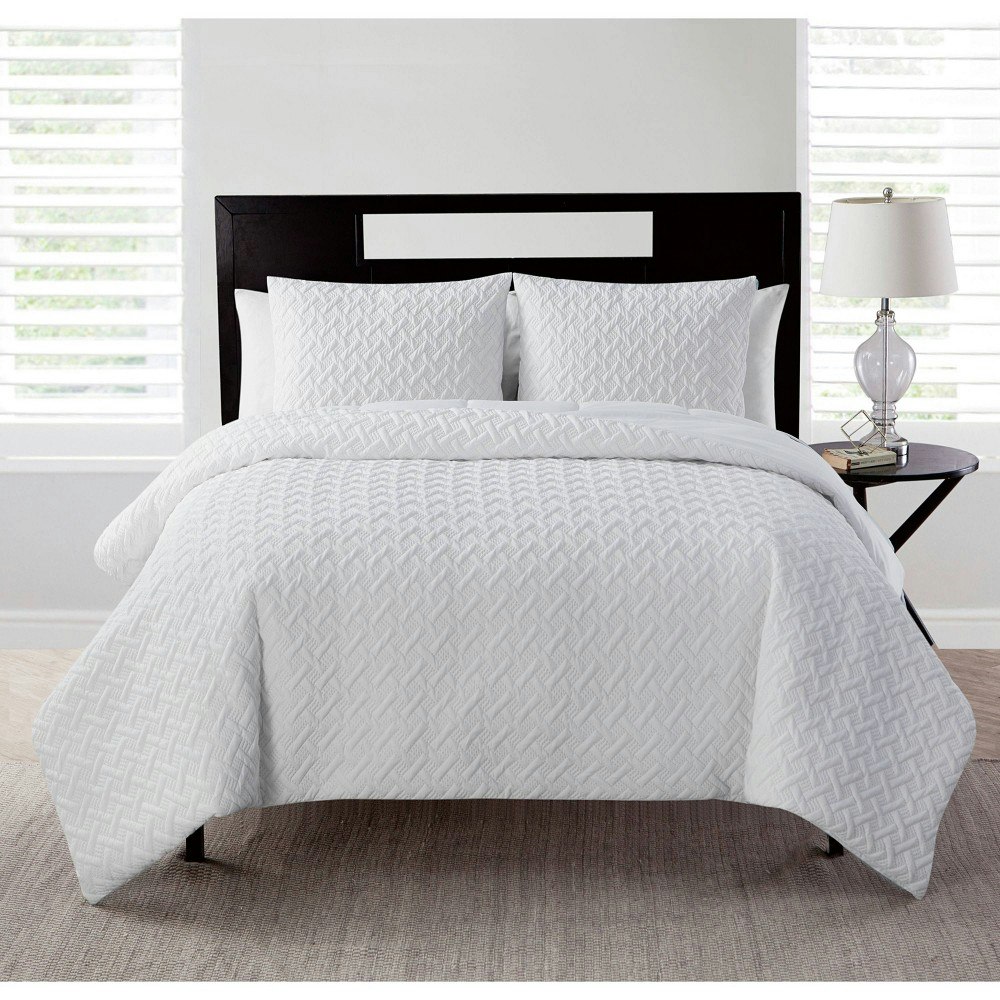 VCNY Home Nina Twin XL Embossed Comforter Set: $36.49