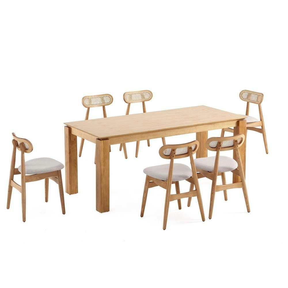 Manhattan Comfort 7-Piece Rockaway and Colbert Dining Set: $2,149.99 Manhattan Comfort 7-Piece Rockaway and Colbert Dining Set: $2,149.99