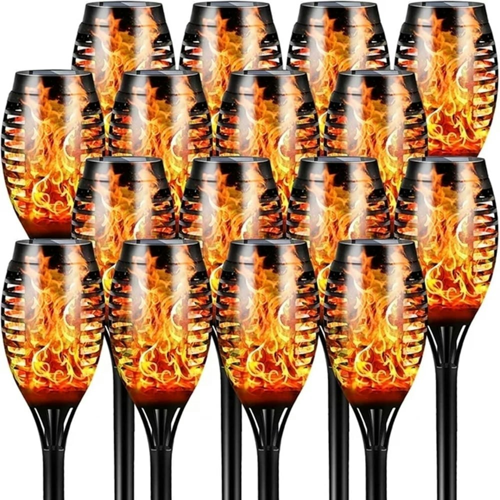 Magicorange Solar Flickering Flame Torch Lights 16-Pack: $39.99