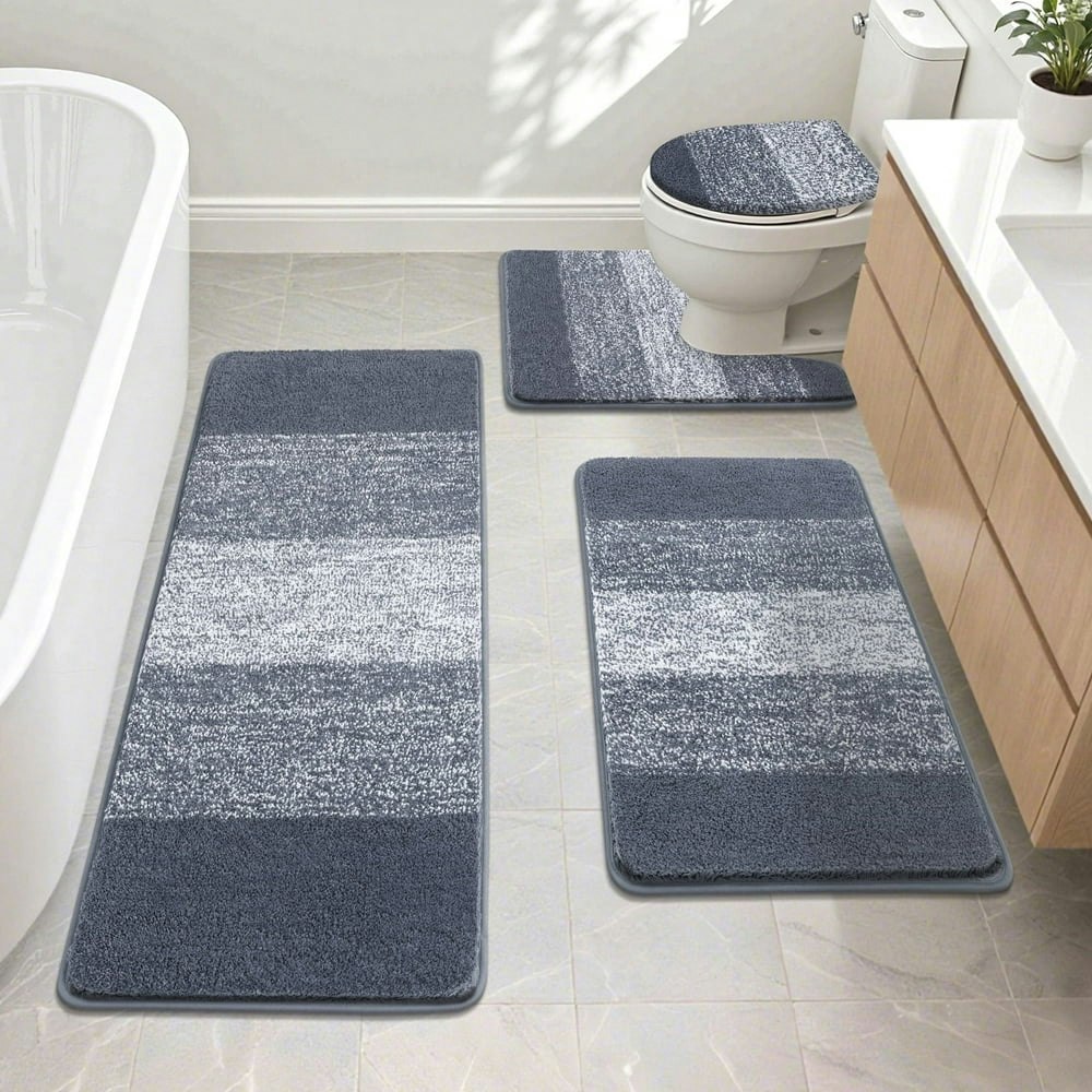 Ileading 4-Piece Microfiber Bathroom Rug Set: $28.13 Ileading 4-Piece Microfiber Bathroom Rug Set: $28.13