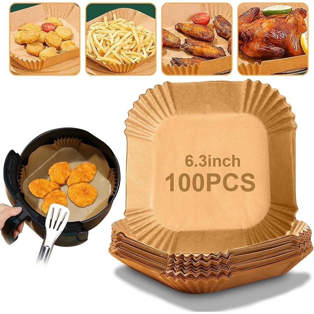 M Buder 6.3-inch Square Air Fryer Parchment Paper 100-Pack: $8.99 M Buder 6.3-inch Square Air Fryer Parchment Paper 100-Pack: $8.99