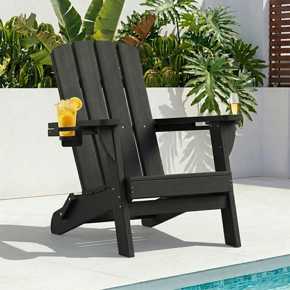 Suunyn Folding HDPE Adirondack Chair: $74.99 Suunyn Folding HDPE Adirondack Chair: $74.99