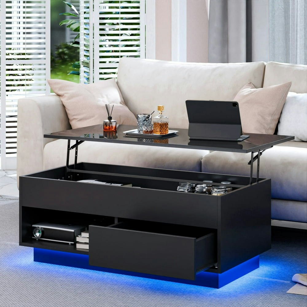 Hommpa 40-Inch Lift Top LED Coffee Table: $129.98 Hommpa 40-Inch Lift Top LED Coffee Table: $129.98