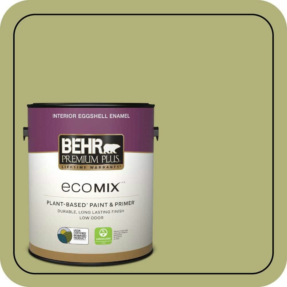 Behr Fresh Artichoke Eggshell Interior Paint and Primer 1-Gallon: $41.98