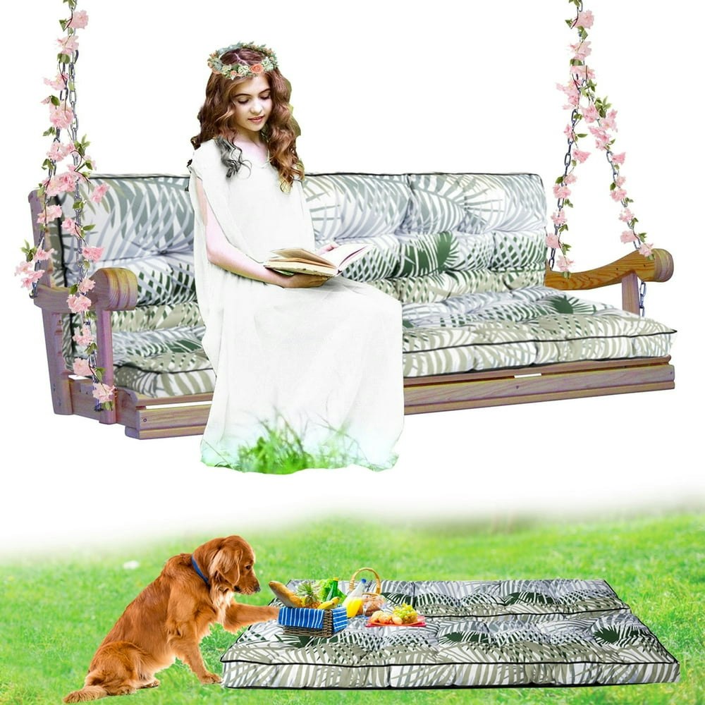 4-Inch Thick 71-Inch Porch Swing Cushion with Backrest: $111.20 4-Inch Thick 71-Inch Porch Swing Cushion with Backrest: $111.20