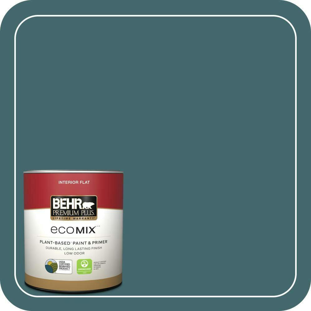 Home Decorators Jade Flat Plant-Based Interior Paint & Primer 1-Quart: $19.48 Home Decorators Jade Flat Plant-Based Interior Paint & Primer 1-Quart: $19.48