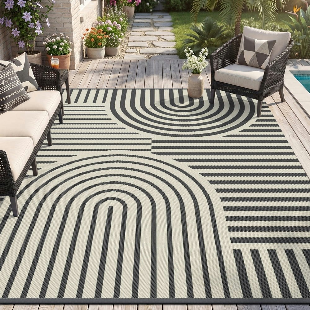 Vunate 5'x8' Reversible Outdoor Rug: $19.29 Vunate 5'x8' Reversible Outdoor Rug: $19.29