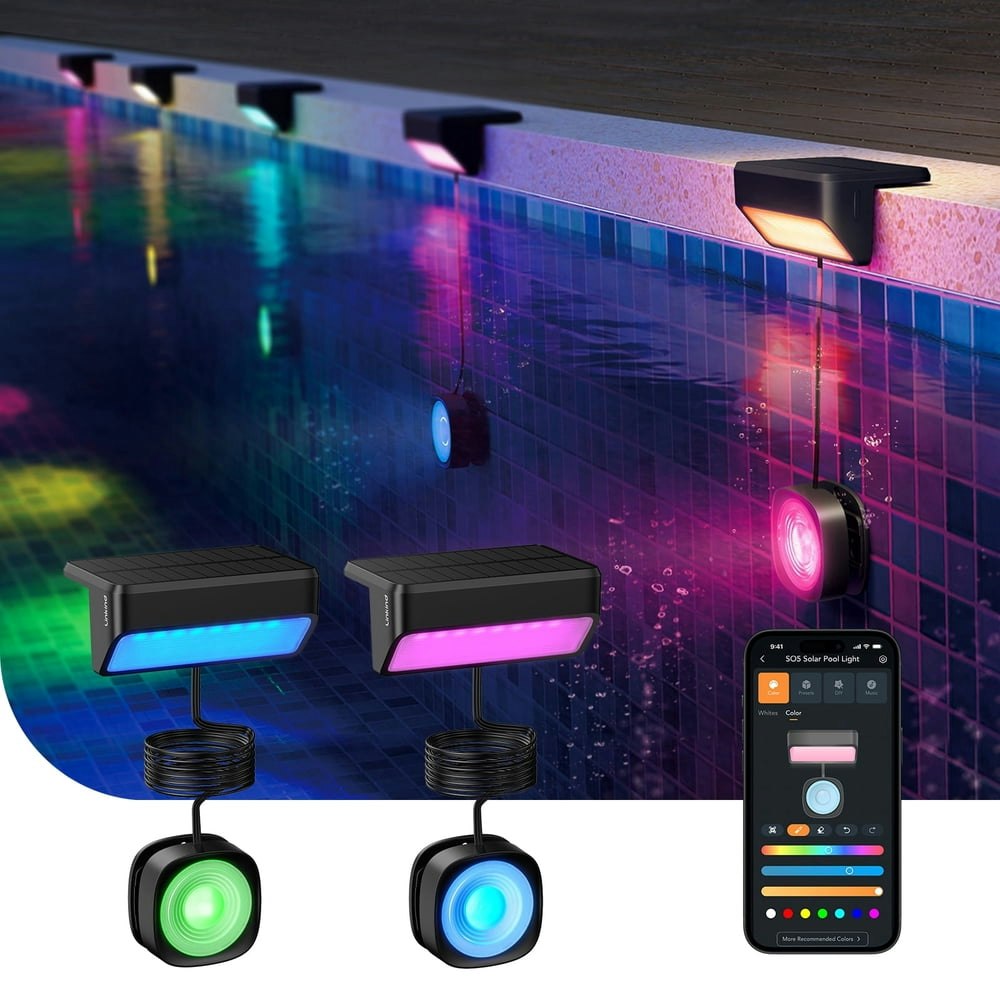 Linkind Smart Solar Pool Lights 2-Pack: $49.99 Linkind Smart Solar Pool Lights 2-Pack: $49.99