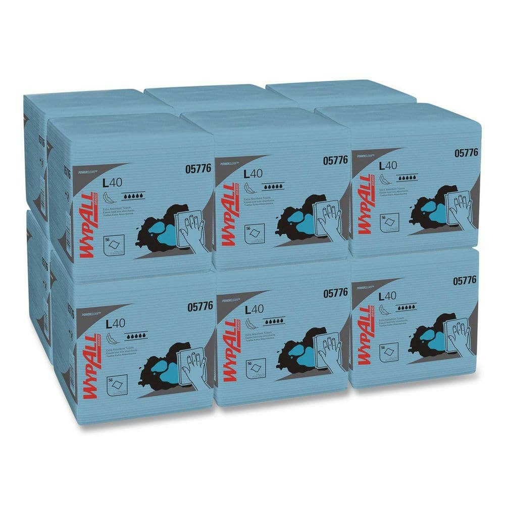 L40 12-1/2" x 12" Quarter-Fold Wipers 672-Count: $94.56