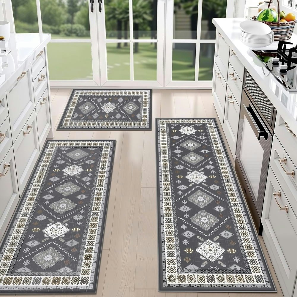 Techvida Kitchen Rug 3-Piece Set: $28.99 Techvida Kitchen Rug 3-Piece Set: $28.99