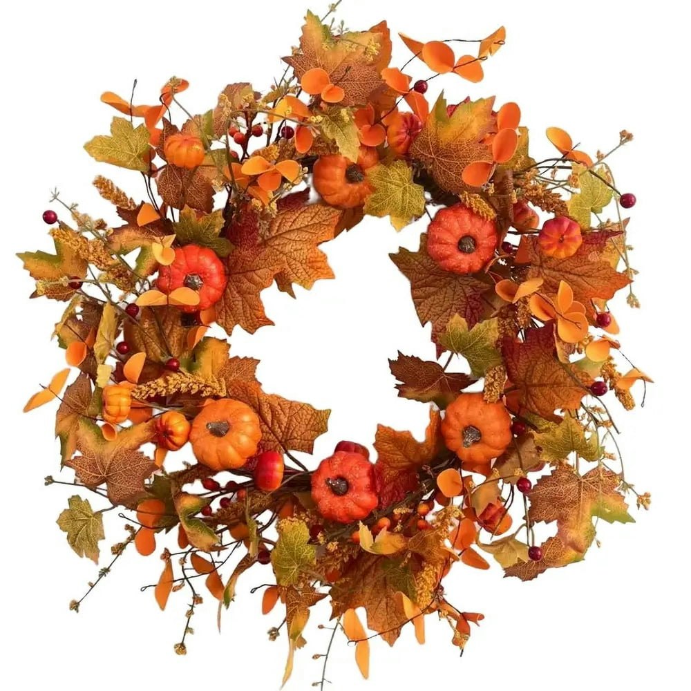 Fall Pumpkin Wreath: $21.99 Fall Pumpkin Wreath: $21.99