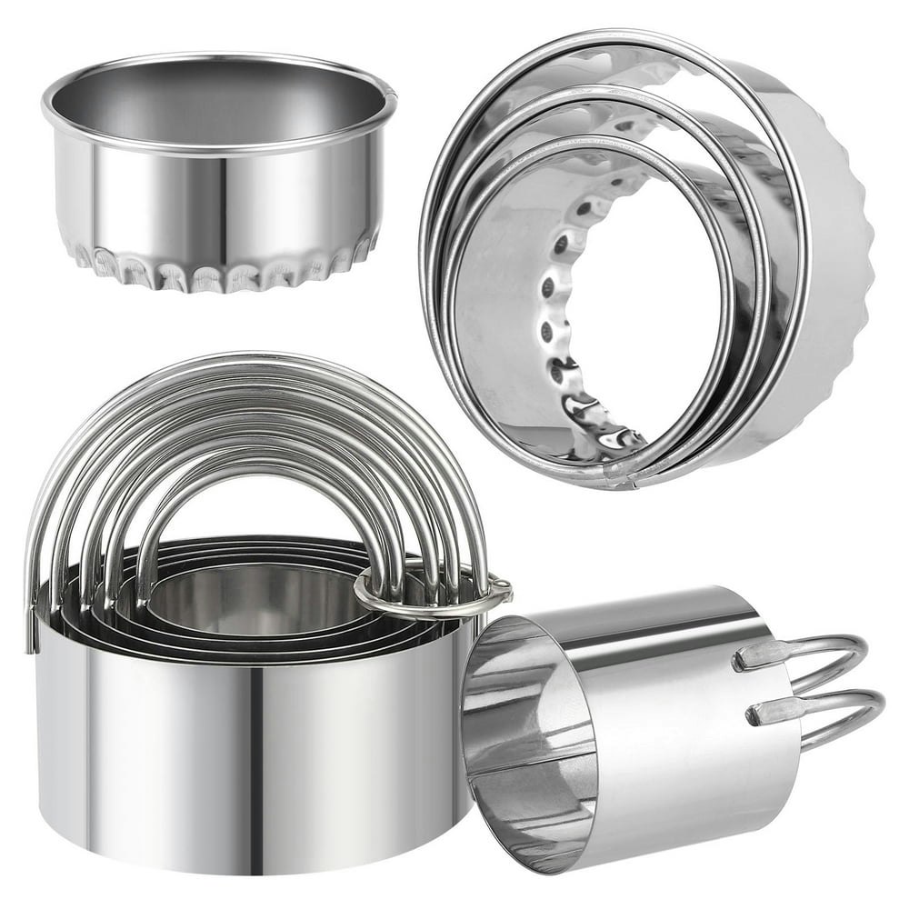 Luiisis Round Biscuit Cutter Set 8-Piece: $10 Luiisis Round Biscuit Cutter Set 8-Piece: $10