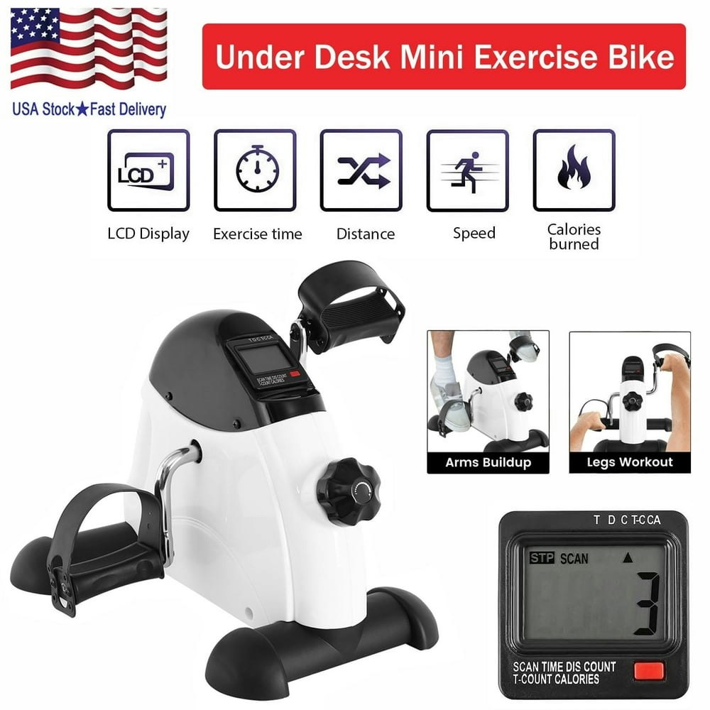 Under Desk Stationary Mini Exercise Bike: $41.80 Under Desk Stationary Mini Exercise Bike: $41.80