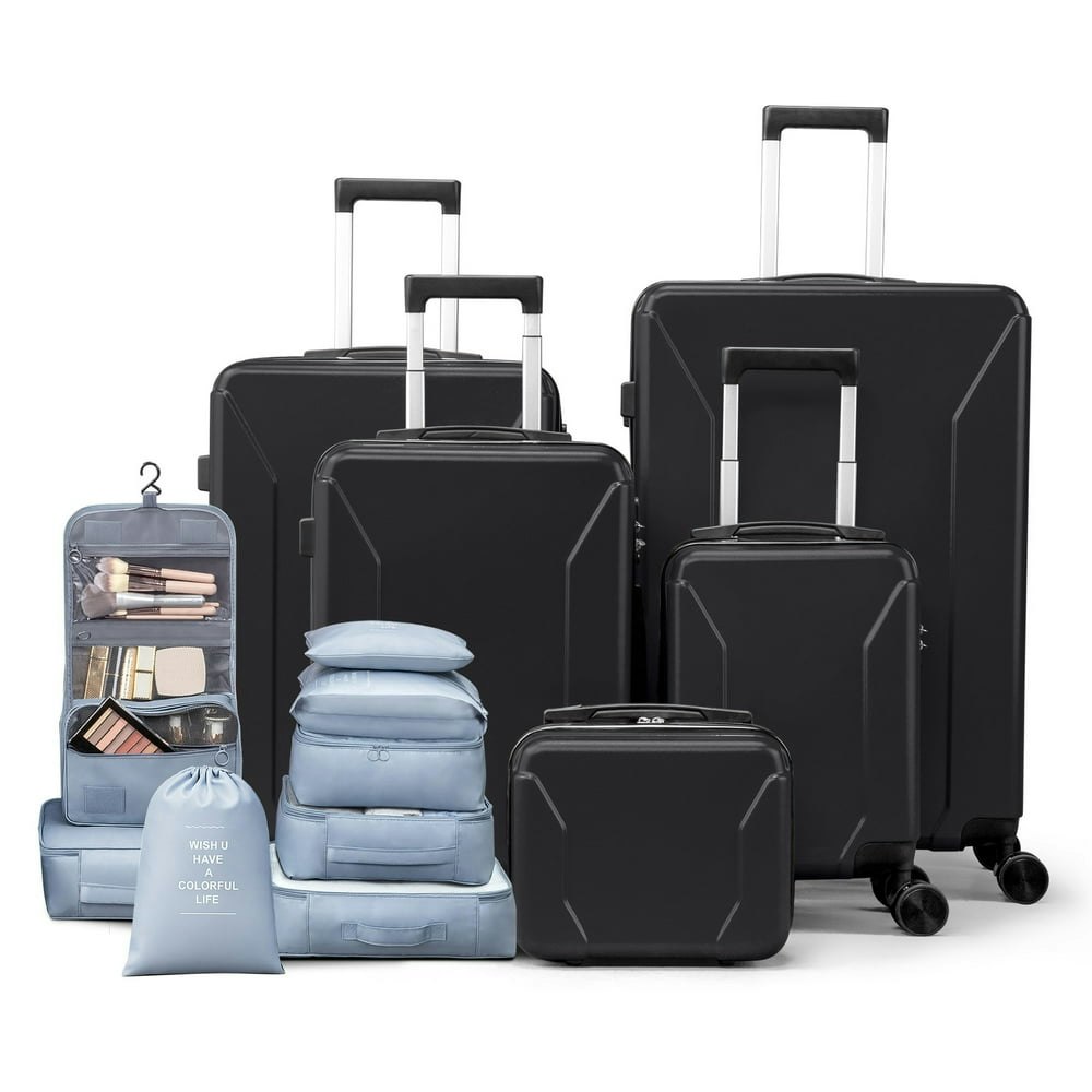 Zimtown 5-Piece Luggage Set with 8 Packing Cubes: $94.99 Zimtown 5-Piece Luggage Set with 8 Packing Cubes: $94.99