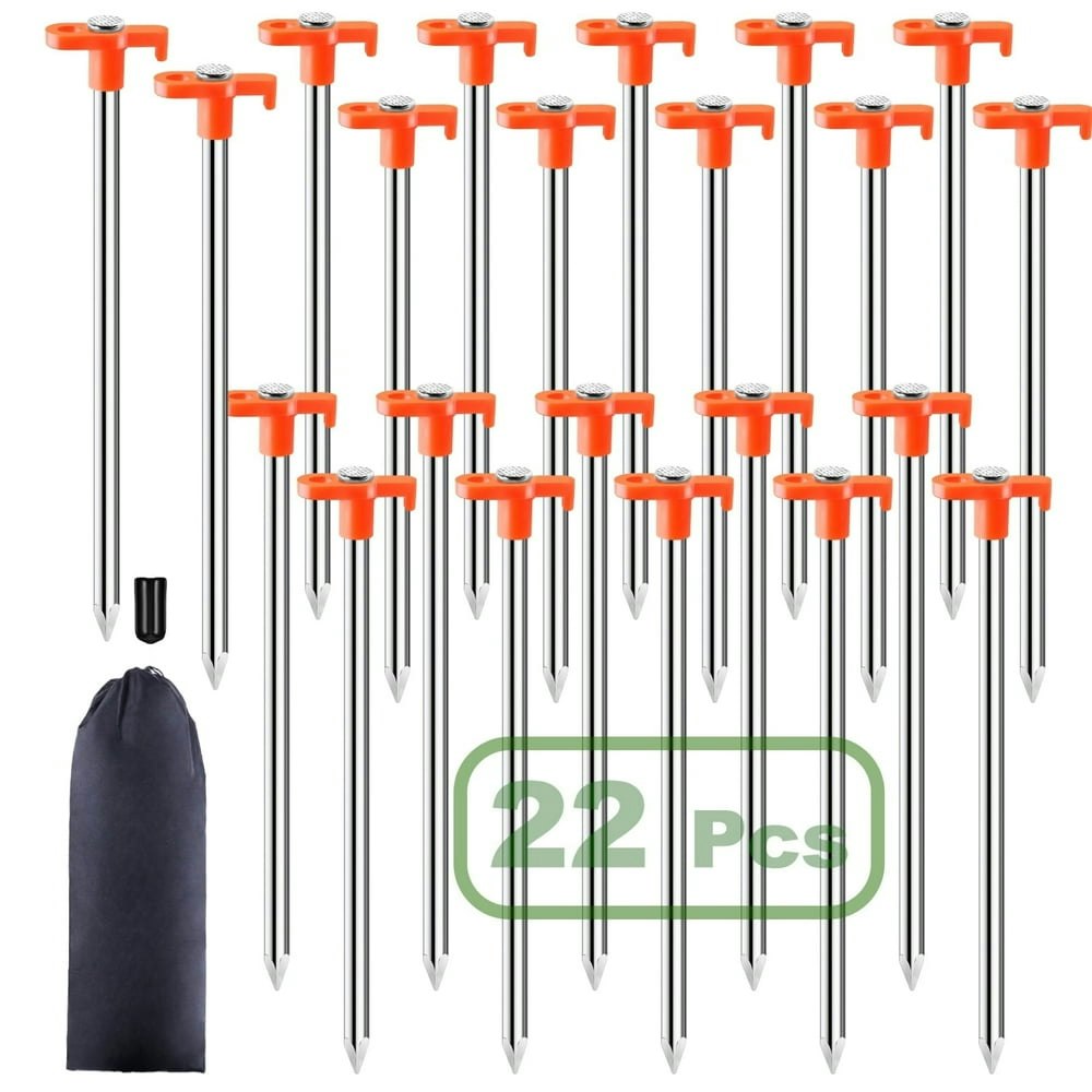 Cyrico 9.84-Inch Tent Stakes 22-Pack: $17.89 Cyrico 9.84-Inch Tent Stakes 22-Pack: $17.89