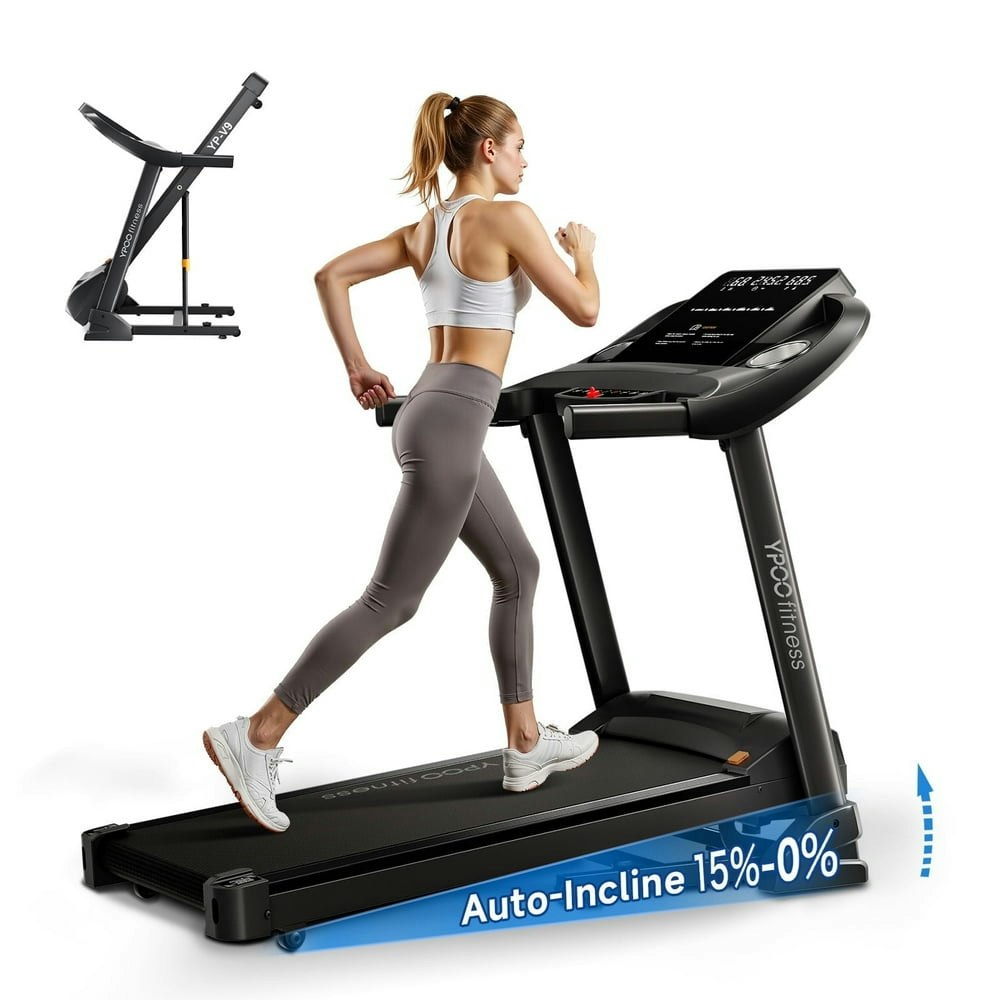 YPOO Folding Exercise Treadmill: $258.99