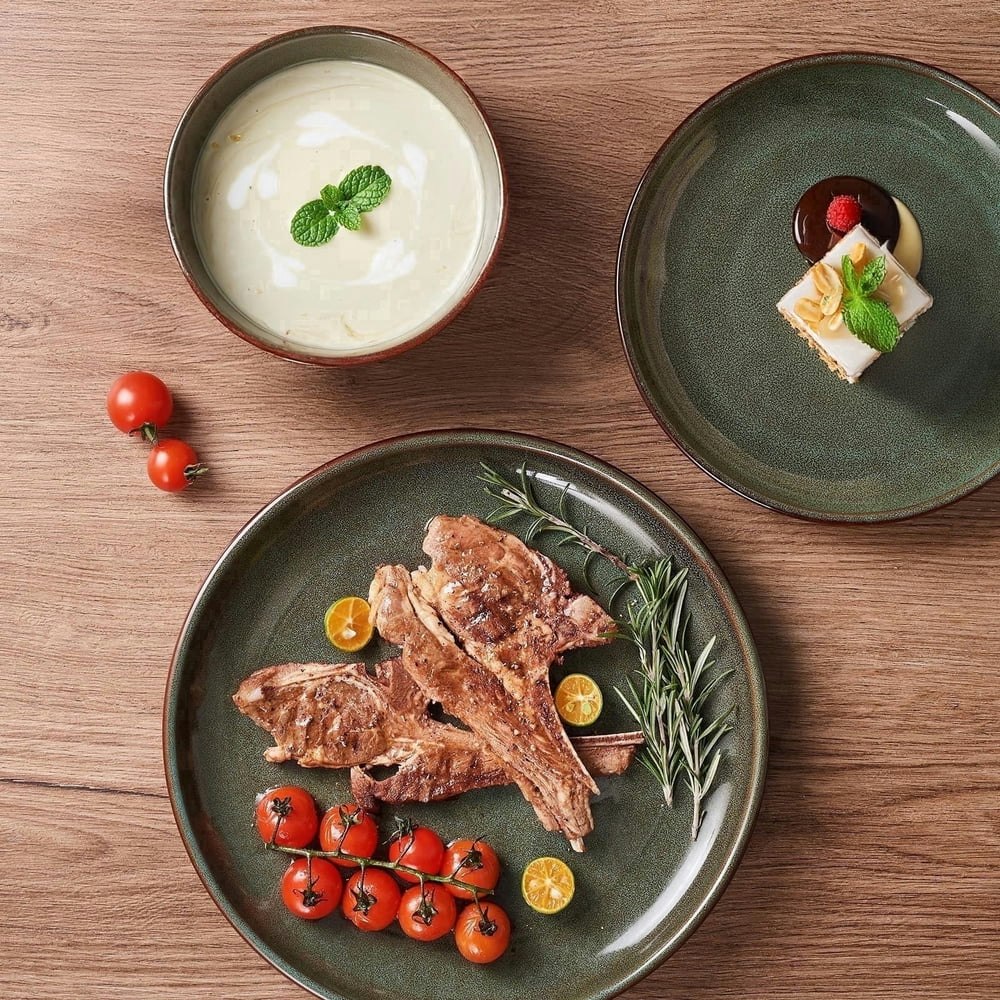 Pokini 12-Piece Stoneware Dinnerware Set: $59.99 Pokini 12-Piece Stoneware Dinnerware Set: $59.99