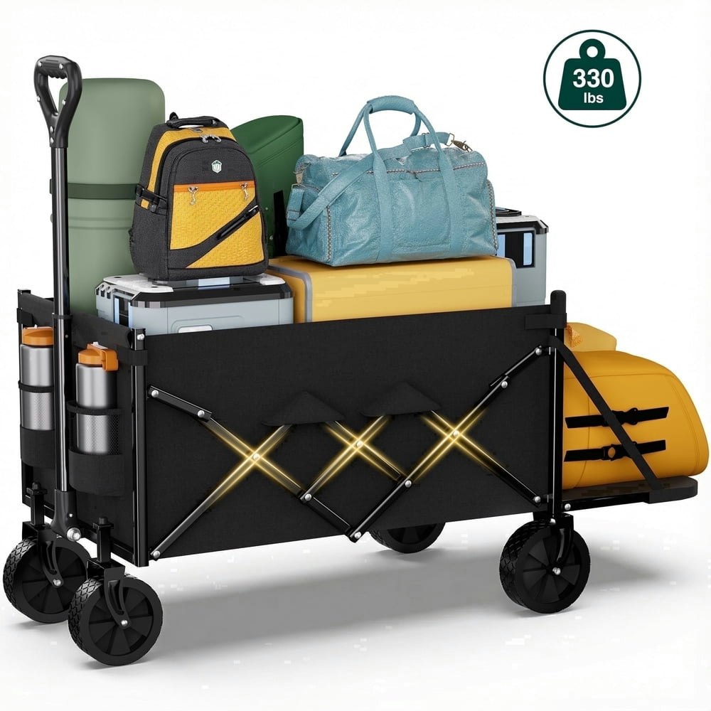 Favoyard 100L Collapsible Wagon: $39.69 Favoyard 100L Collapsible Wagon: $39.69