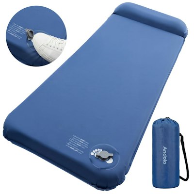 Self-Inflating Camping Sleeping Pad with Pillow for $40 + free shipping