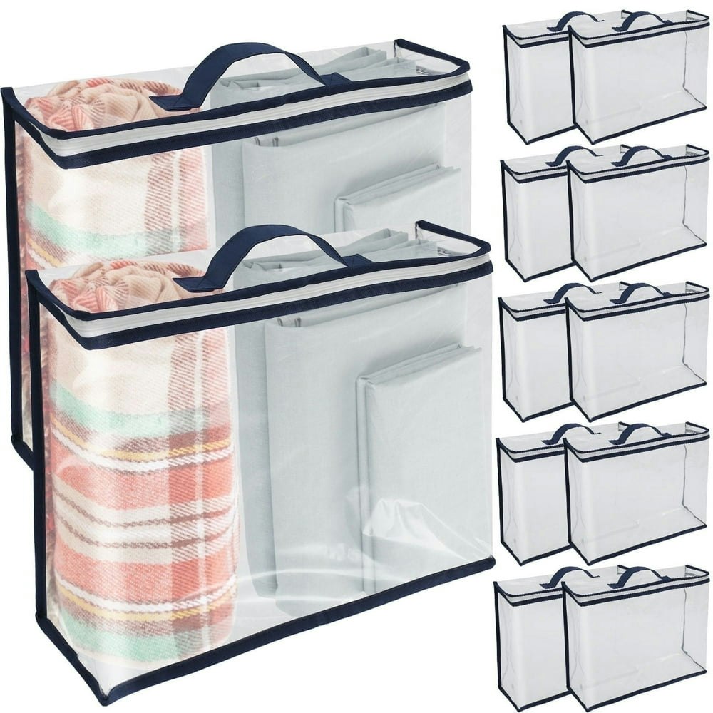 Zippered Square Closet Storage Bags 12-Pack: $20.79