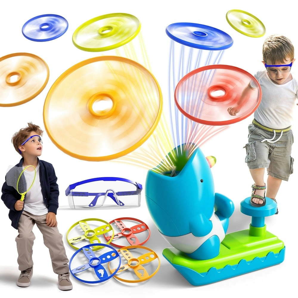 Mavolio Kids Outdoor Flying Disc Launcher Toy: $22.49