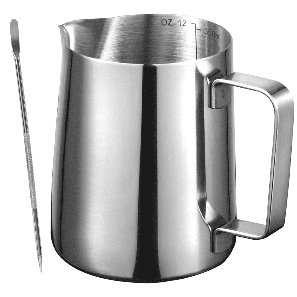 Stainless Steel 12oz Milk Frothing Pitcher: $11.69