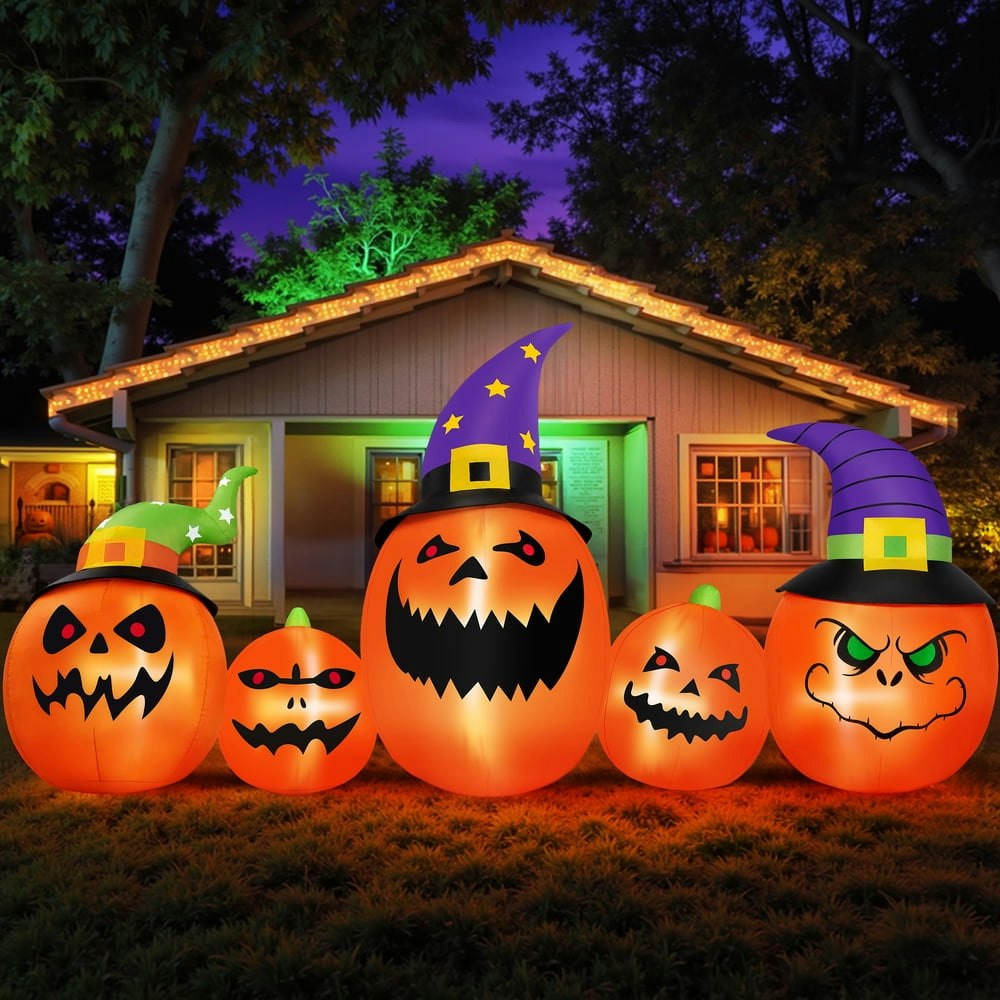 Firstness 8-Foot Halloween Inflatable Pumpkins: $48.89