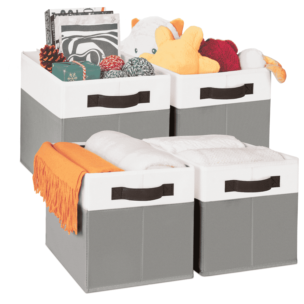 Criusia Large Foldable Fabric Storage Bins 4-Pack: $19.99 Criusia Large Foldable Fabric Storage Bins 4-Pack: $19.99