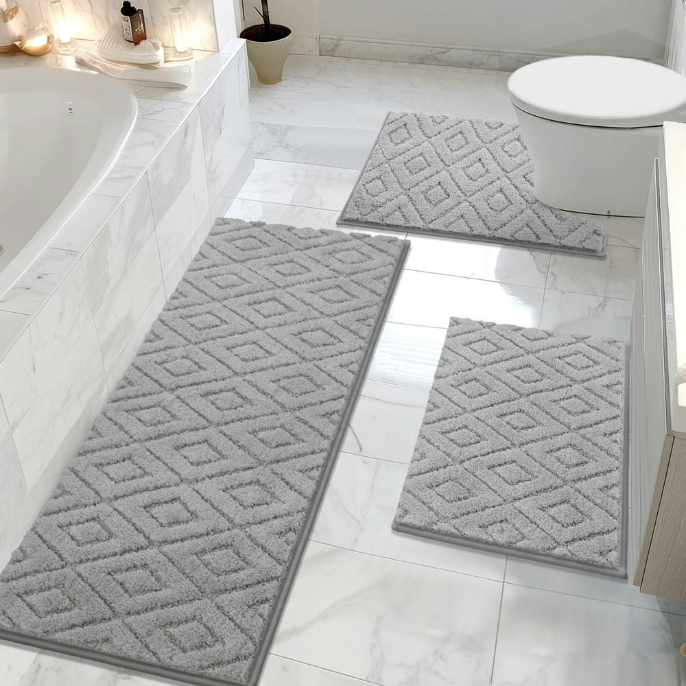 Yamaziot 3-Piece Bathroom Rug Set: $26.99 Yamaziot 3-Piece Bathroom Rug Set: $26.99