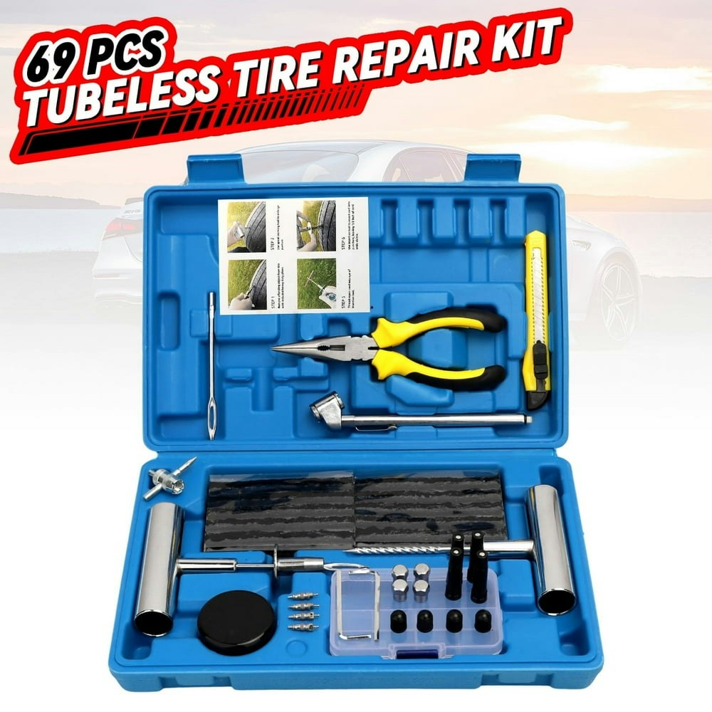 69-Piece Tire Repair Kit: $20.69 69-Piece Tire Repair Kit: $20.69