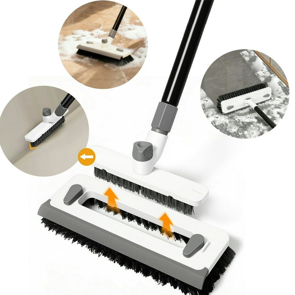 Greatcool 55-Inch Floor Scrub Brush and Squeegee: $16.98