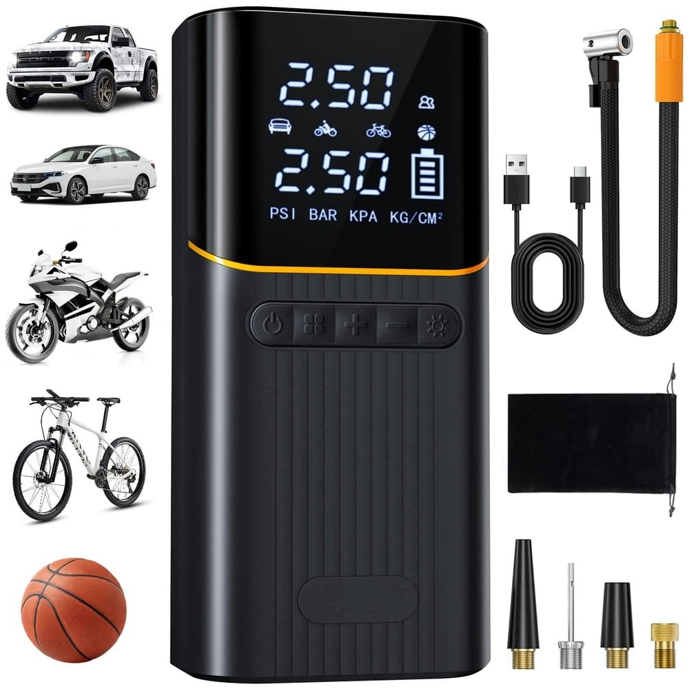 Askmuse 150-PSI Portable Cordless Tire Inflator: $20.99