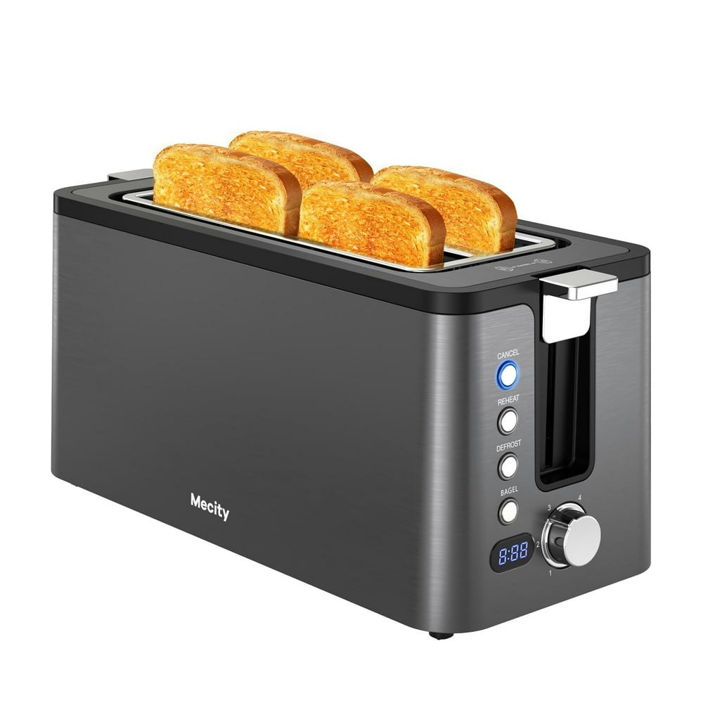 Mecity 4-Slice Long Slot Toaster: $42.99 Mecity 4-Slice Long Slot Toaster: $42.99