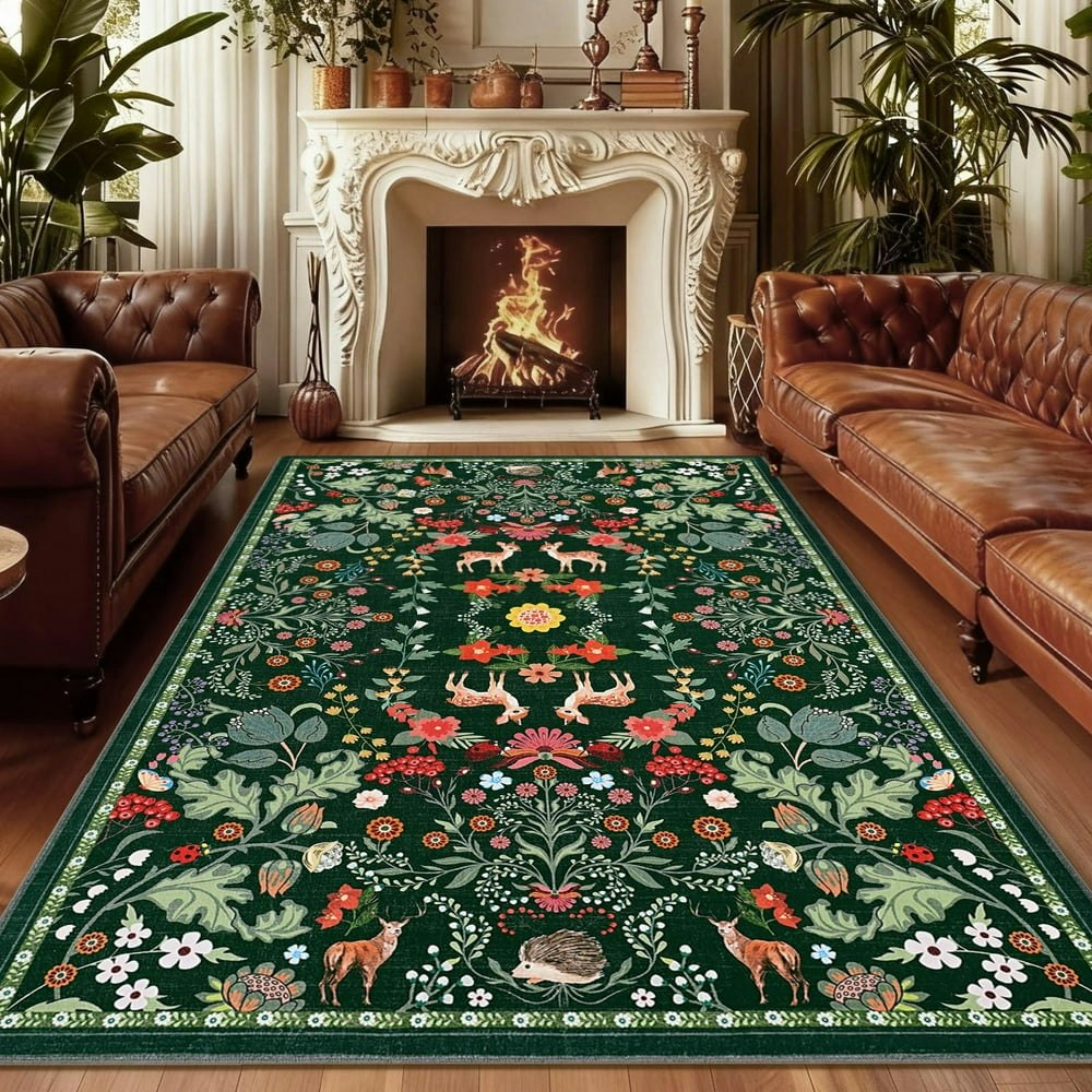 Bleum Cade 5x7-Foot Floral Area Rug: $29.44 Bleum Cade 5x7-Foot Floral Area Rug: $29.44