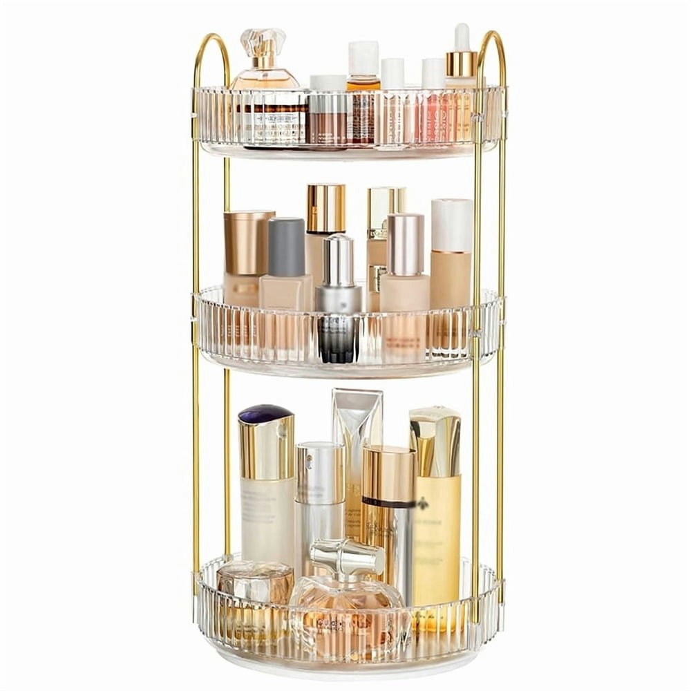 Asnews 3-Tier Rotating Makeup Organizer: $19.59 Asnews 3-Tier Rotating Makeup Organizer: $19.59