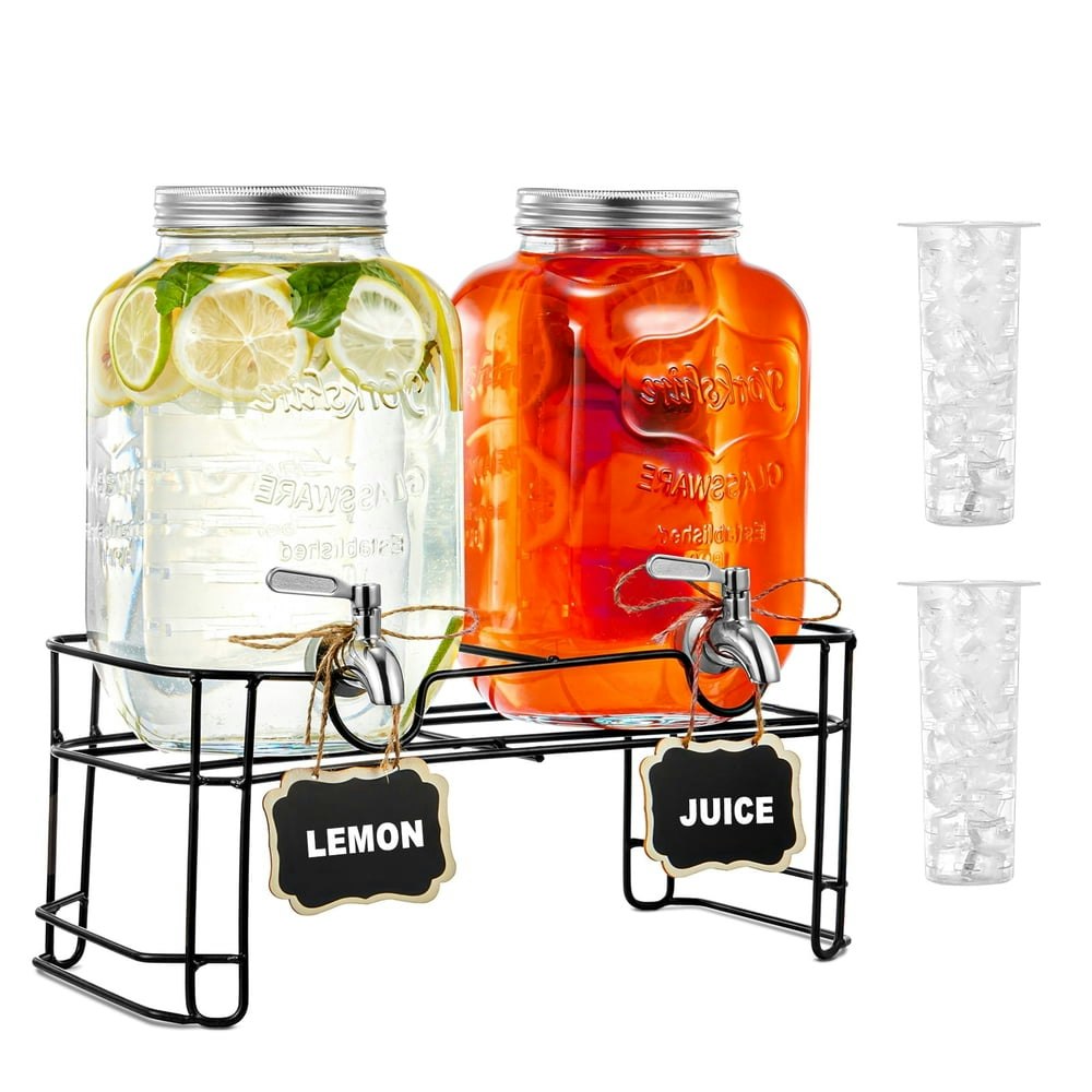 1-Gallon Beverage Dispenser 2-Pack: $42.99