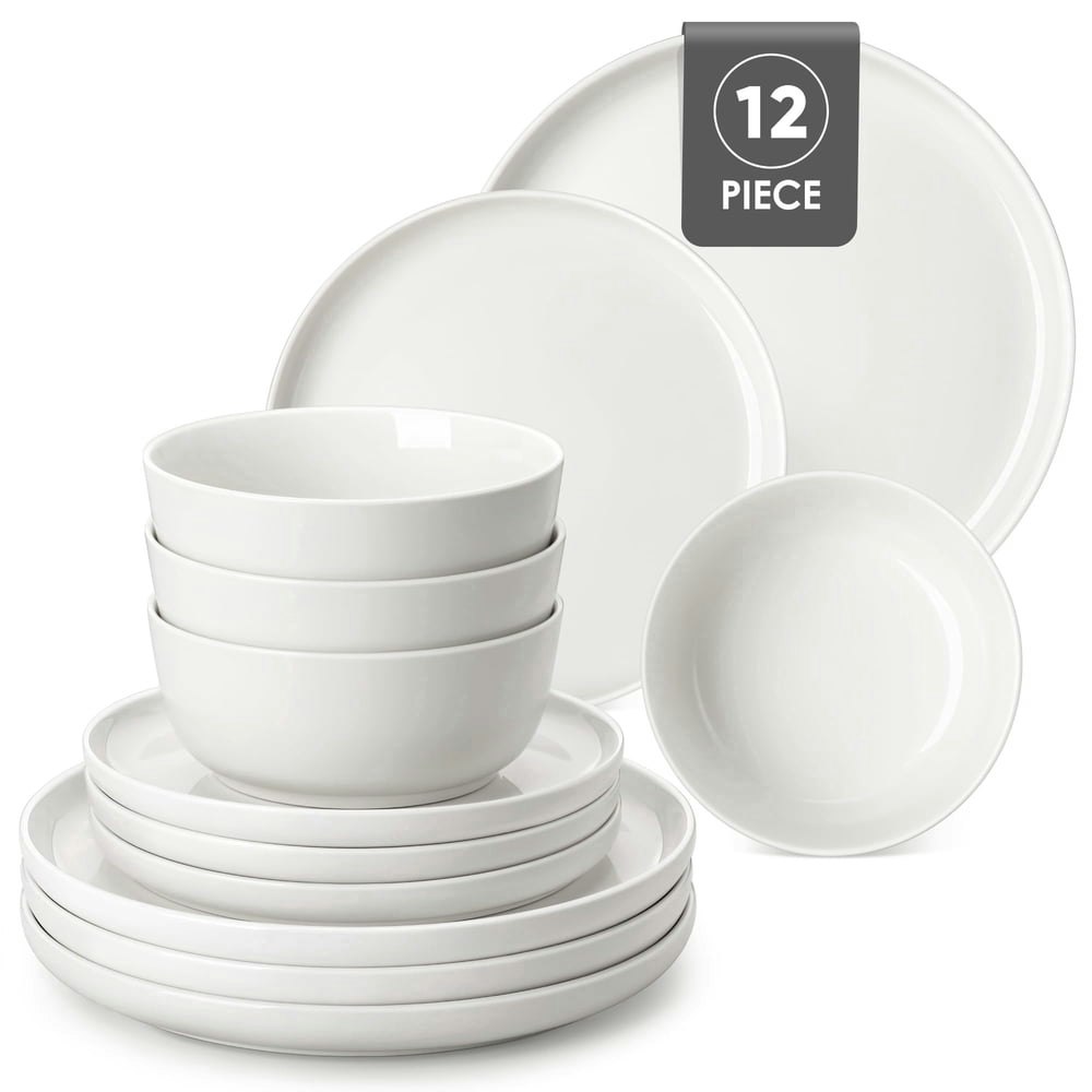 Malacasa Mina 12-Piece Ceramic Dinnerware Set: $43.99 Malacasa Mina 12-Piece Ceramic Dinnerware Set: $43.99