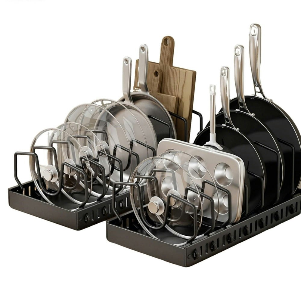 Yhipl Pull-Out Pot and Pan Organizer 2-Pack: $25.29 Yhipl Pull-Out Pot and Pan Organizer 2-Pack: $25.29