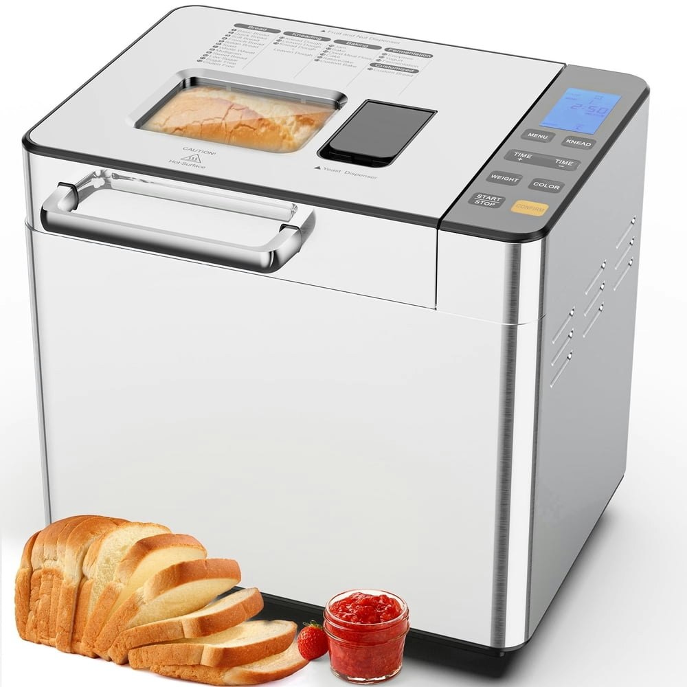 WiseStone 2-Pound 25-in-1 Stainless Steel Bread Maker: $79.99