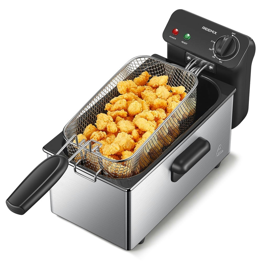 3.2-Quart 1,500W Electric Deep Fryer: $39.89